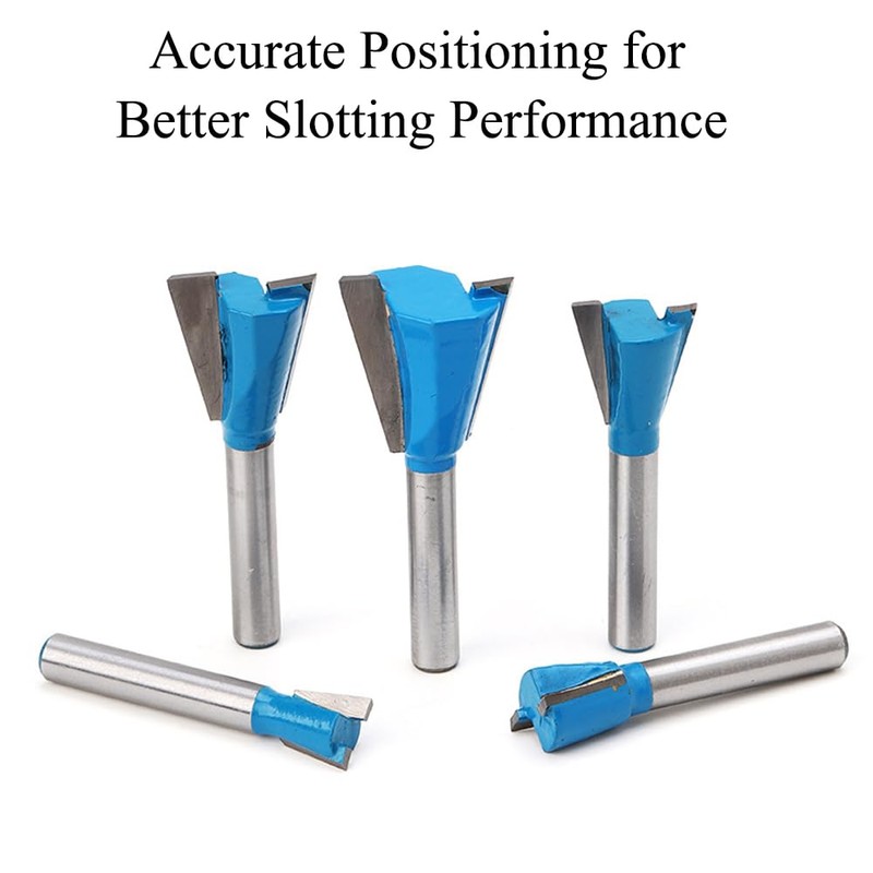 1Pcs Dovetail Router Bits, 1/2" Shank Half-Blind and Through Dovetail