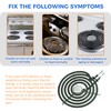 Upgraded WB30M1 Electric Stove Burner ERS30M1 Replacement for 6 Inch