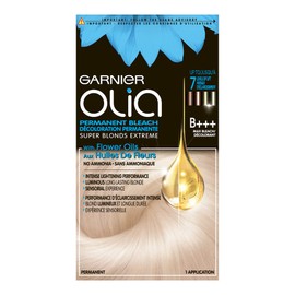 Garnier Olia, Permanent Hair Colour, Maximum Bleach, Ammonia-Free, Long-Lasting Hair Shine With 60% Oils, 1 Application