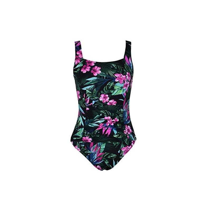 Mycoco Traje de baño de una pieza para mujer, fruncido,