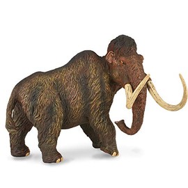 CollectA Woolly Mammoth Toy (1:20 Scale), 7.1"L x 5.3"H