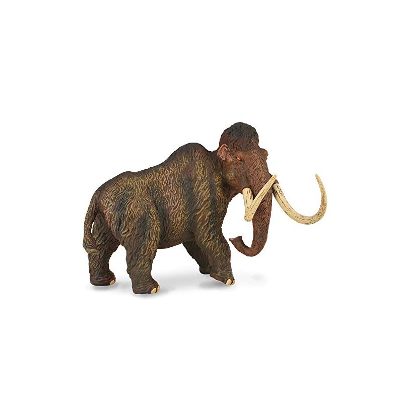 CollectA Woolly Mammoth Toy (1:20 Scale), 7.1"L x 5.3"H