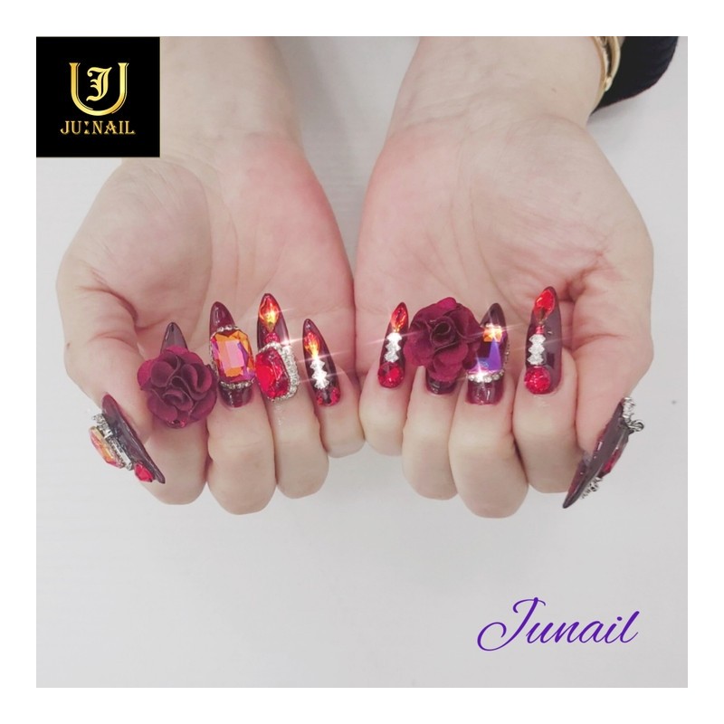 Tango handmade nail tips ✨ - Short Oval / 탱고