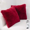 NordECO HOME Christmas Pillow Covers Faux Fur Fleece Cushion Cover