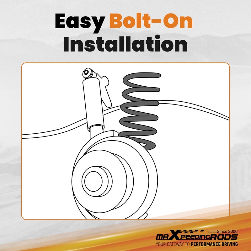 maXpeedingrods 2” Front Lowering Spring for Dodge Ram 1500 2WD