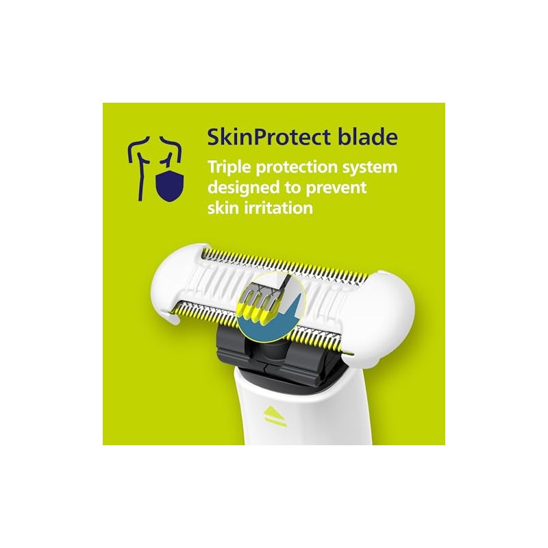 Philips Norelco OneBlade Unisex Intimate Pubic & Personal Body Groomer