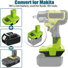 TEPULAS MT20RNL for Makita for Ryobi Battery Adapter