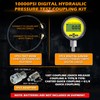PumpShark 10000PSI Digital Hydraulic Pressure Test Kit - 1/4 Inch