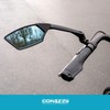 CONTEC E-View Deluxe Bicycle Mirror, E-Bike Rear View Mirror with