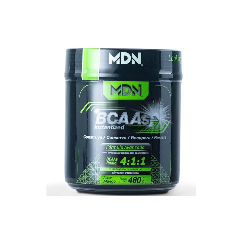 Bcaas Instantized Mdn Sports 480g Beta-alanina Sabor Mango, 40 Servicios,
