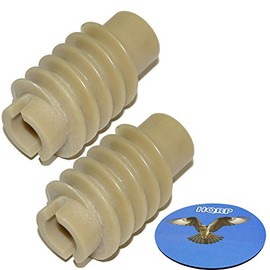 HQRP Worm Gear 2-Pack Compatible with LiftMaster 1045-9 1050-6 1050-9 1055-253 1055-6 1055-9 41C4220A 1060 1240 1245 1250 1255 1260 325 985 1040 1045 1050 1055 Garage Door Opener Access System Coaster