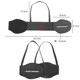 SAMCOS New Shift Guard Motorcycle Protector Pad Protective Cover Improved High Quality Improved Abrasion Resistance Easy Installation Shift Pad Anti-Slip Protects Shoes from Scratches