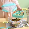 EASYLOCK Bento Lunch Box with Compartments 1,4L Salad Bowl with
