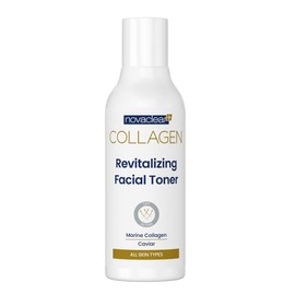 NovaClear Collagen REVITALIZING Facial Toner - Active Gold, Marine Collagen and Caviar Infused Toner for Moisturized and Rejuvenated Skin