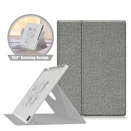 Xuanbeier 360 Rotating Case Compatible with Remarkable Paper Pro 11.8 Inch with Pen Tray, Rotating Case with Auto Wake/Sleep Function, Grey