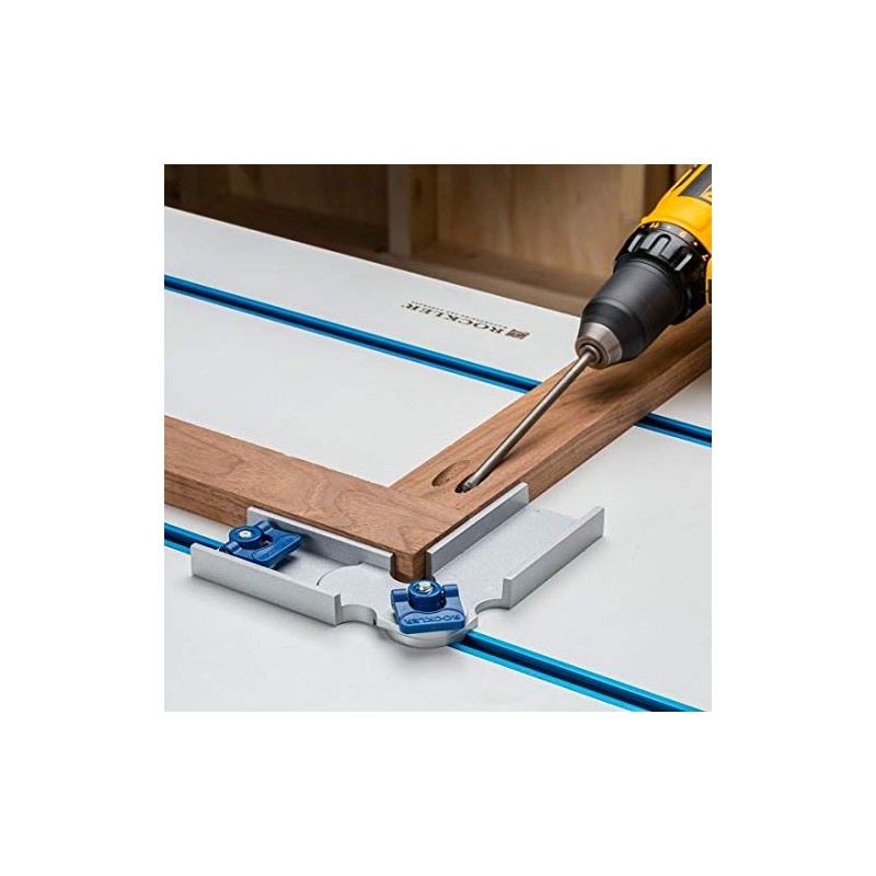 Rockler T Track Stop - Aluminum T Track Corner Stop