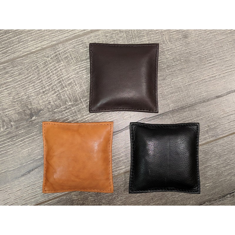 Ashlin® Paperweight - 100% Italian Tuscany Leather British Tan [PAPERWT01-18-08]