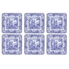 Spode Blue Italian Coasters, Set of 6
