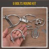DTGN M6x16x34mm U Bolts Round Kit - 4Set - 304