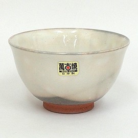 抹茶茶碗 化粧粉引 抹茶碗 万古焼 23y2919-721