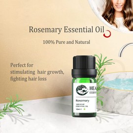 HEALTREE Rosemary Oil for Hair Growth - Australian 100% Pure Rosemary Essential Oil for Skin Care (10ml)