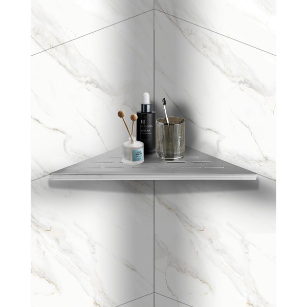 euroharry 1 Piece Corner Shelf Shower Shelf 304 Stainless Steel