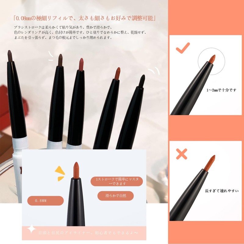 XIXI Box Gel Eyeliner, Silky Texture, Easy to Draw, Hard