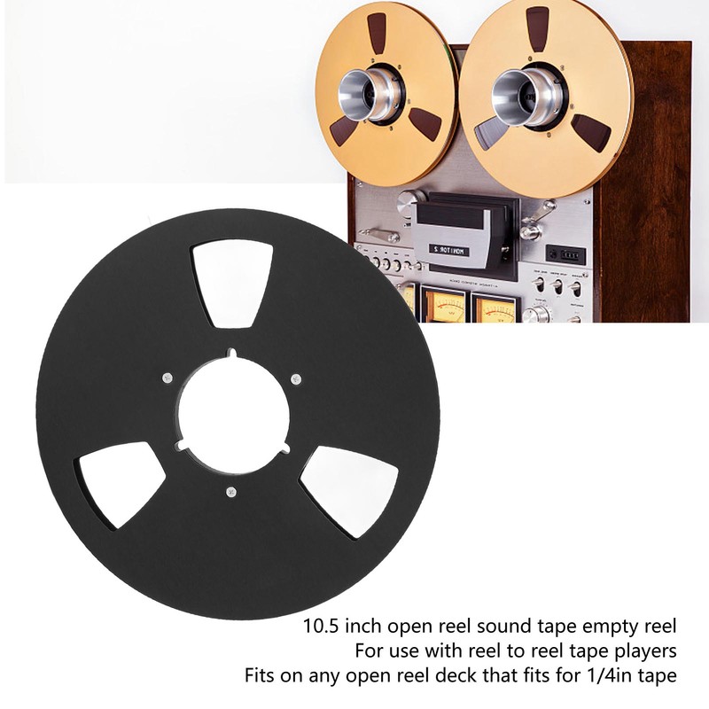 1/4 10.5 Inch Empty Tape Reel 3 Holes Universal Sound