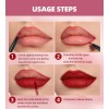 Brillo De Labios Mate Y Delineador 2en1- Resistente Al Agua