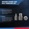 NEIKO 04204A Hex-Head Multispline Screw and Bolt Extractor Set, Easy-Out