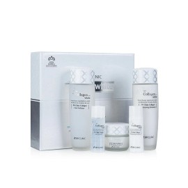 3W CLINIC  COLLAGEN WHITE BRIGHTENING, WHITENING SET (softener, cream, emulsion)