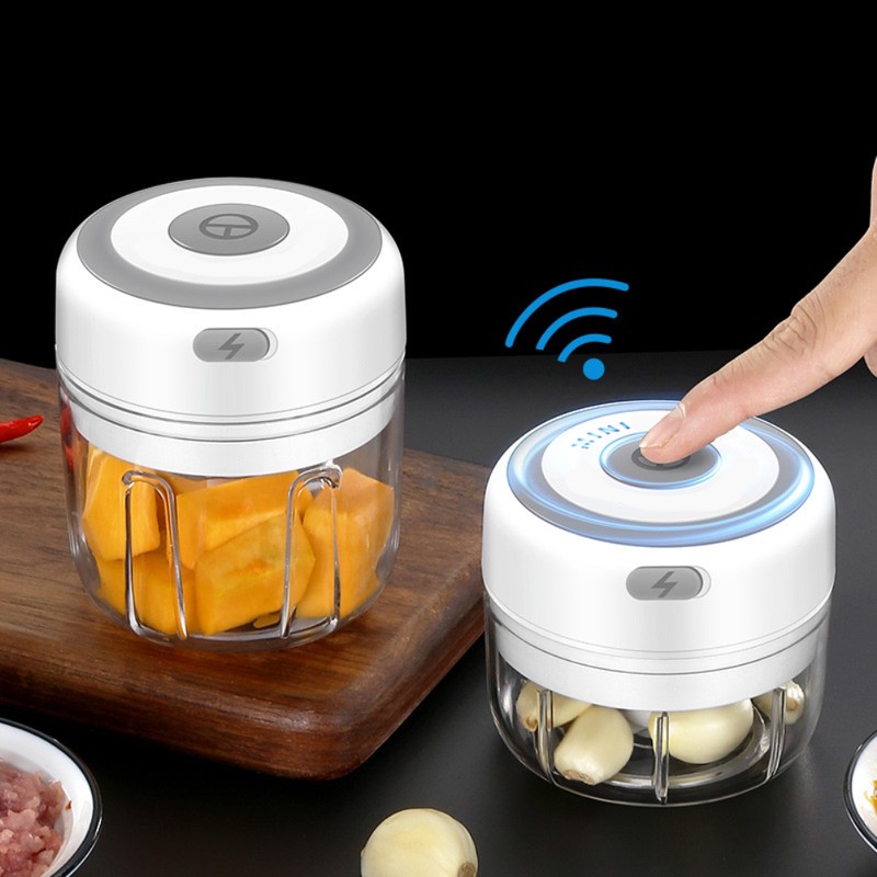 Wireless Electric Garlic Machine Mini Food Garlic Vegetable Chopper Grinder