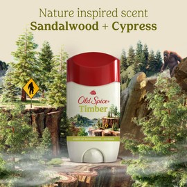 Old Spice Old Spice Dry Feel Antiperspirant Deodorant for Men, 24/7 Freshness, 24/7 Sweat & Odor Protection, Gentle on Skin with Skin Conditioners, Timber with Sandalwood + Cypress Scent, 2.6 oz