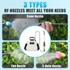Battery Powered Sprayer 1.35 Gallon, Electric Garden Sprayer with 3