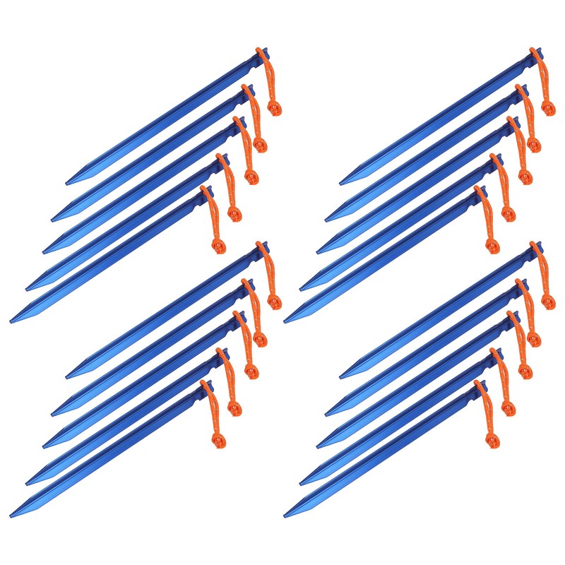 20pcs Tent Stakes V Shape Heavy Duty Tent Peg with