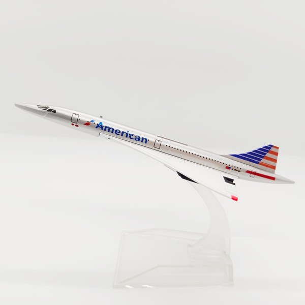 Bswath Die-cast Alloy Airplanes American Airways Concorde Model Airplane Metal