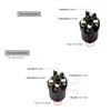 Speakon NL4FC，GELRHONR NL4 Connector Round Speaker Plug Twist Lock 4