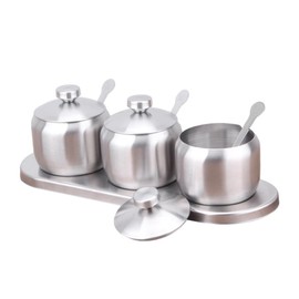 FUNOMOCYA 1Set Seasoning Bottle with Cover Multi Purpose Spice Containers for Kitchen for Sugar Salt Pepper and Dry Food Storage for Home