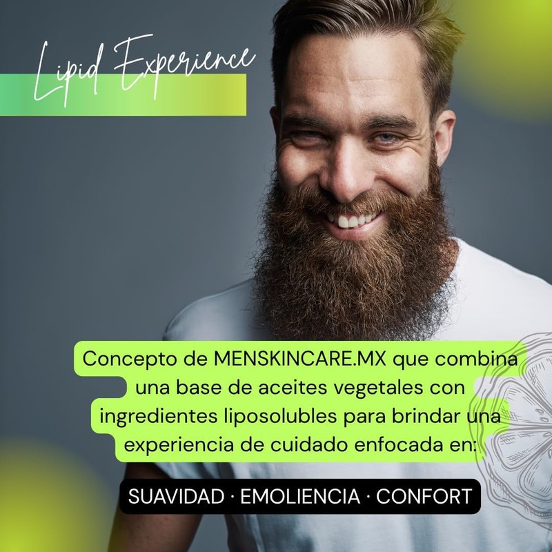 Aceite para Barba y Piel Barba Áspera, Seca y de