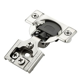 20 Pack 10 Pairs 3/8 inch Overlay Soft Close Hinges for Kitchen Cabinet Hinges Satin Nickel Hidden Hinges Stainless Steel Concealed Hinge self Closing