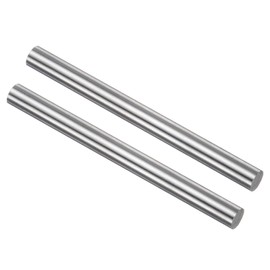 uxcell 2pcs Round Steel Metal Rods, 5.2mm x 60mm High Speed Steel (HSS) Lathe Bar Stock Tool, for Shaft Gear Drill Lathes Boring Machine Turning Miniature DIY Craft
