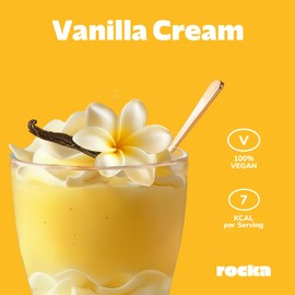 Rocka Nutrition Smacktastic Flavour Powder, Vegan Flavour Powder with Only 7 Kcal per Serving and 100% Flavour, Versatile Aroma Powder, 250 g (Vanilla Cream)