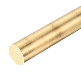 DMiotech 4" x 3/4" Brass Rods,Solid Round Brass Rod for DIY Craft Brass Welding Rods Lathe Bar Stock for Drift Punches Shaft Model Plane Ship Car