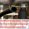 6FT Dishwasher Discharge Hose - 7/8" ID, 1.18Inch OD Nitrile