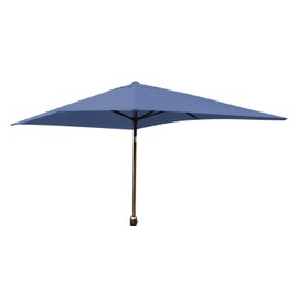 Jeco UBP62-UBF68 Aluminum Patio Market Umbrella Tilt, 6.5' x 10', Blue