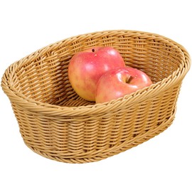 Kesper Fruit/Bread Basket, Plastic, Brown, 29.5x23x9.5cm