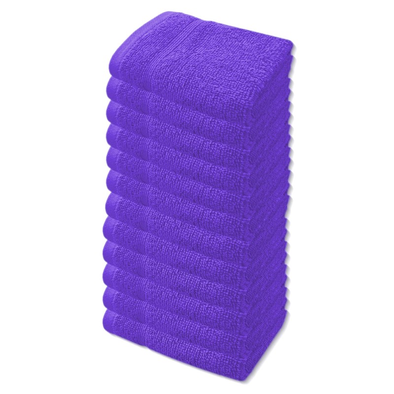 A & B TRADERS Premium Cotton Face Cloths Flannels Washcloth