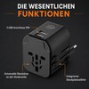 Mobility Lab ML314044 - Travel Adapter with 2 USB-C Ports