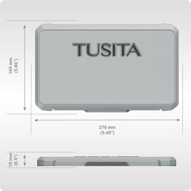 TUSITA Sun Cover 000-16251-001 Compatible con Lowrance Eagle 9''Buscador de Peces