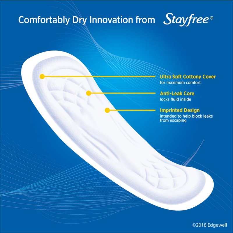 Stayfree Maxi Super Long Wingless Reliable Protection and Absorbency Pads